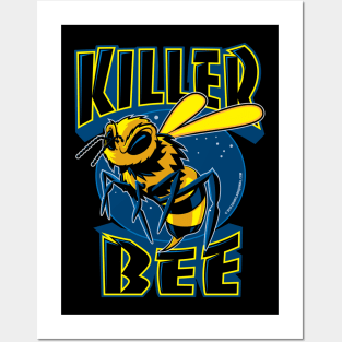 Killer Bee Cartoon Posters and Art